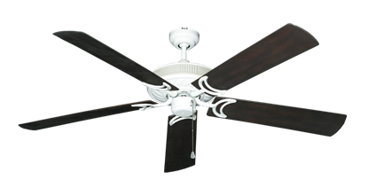 Atlantis Pure White with 60" Outdoor Oil Rubbed Bronze Blades