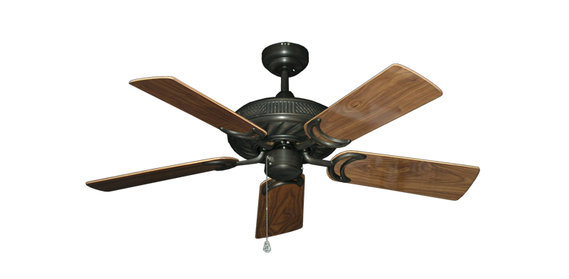 Atlantis Oil Rubbed Bronze with 44" Walnut Gloss Blades