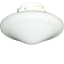 113 Low Profile Globe White