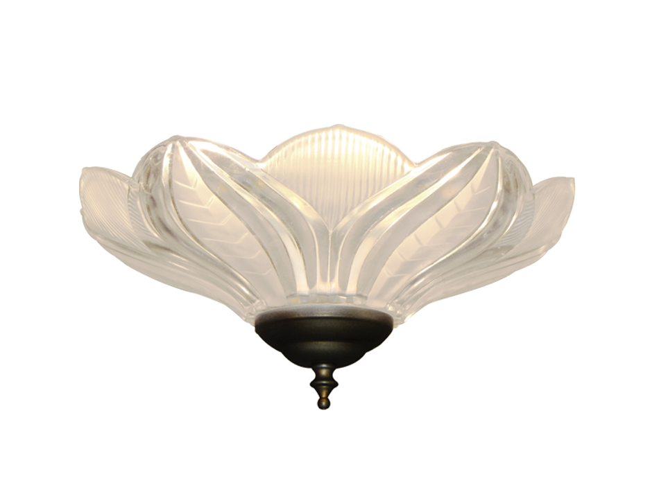 Ceiling Fan Glass Bowl Light In Clear, Ceiling Fan Light Glass Bowl Replacement