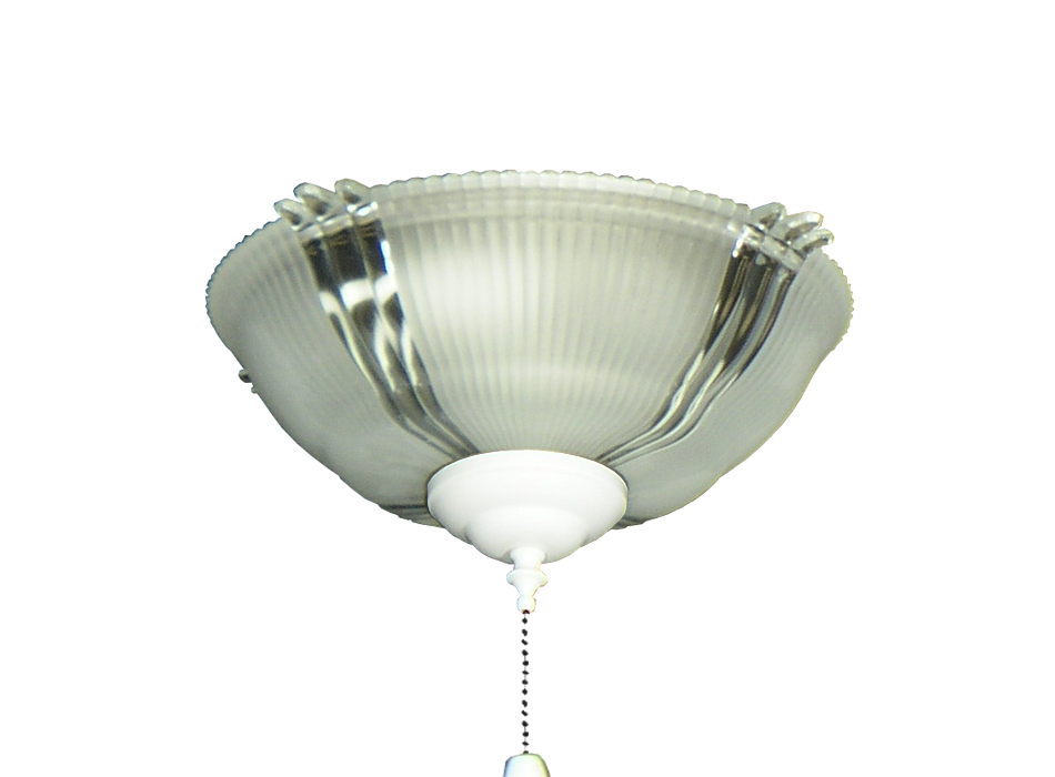 180 Ribbed Glass Bowl Light Dan S Fan