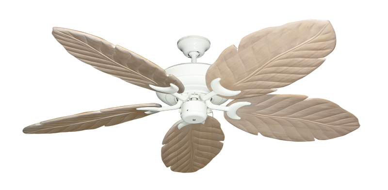 Raindance Pure White with 58" Series 100 Arbor Whitewash Blades