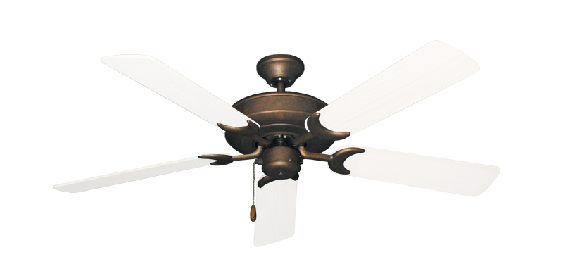 Raindance Ceiling Fan In Burnished Copper With 52 Outdoor