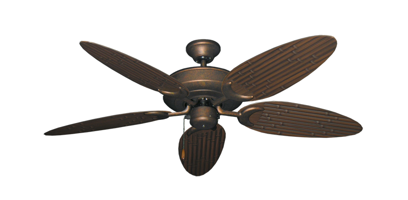 Raindance Ceiling Fan In Burnished Copper With 52 Outdoor