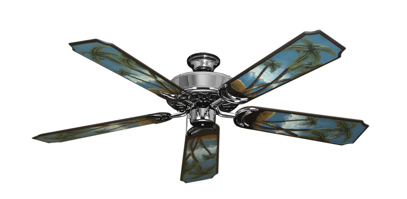 Dixie Belle Chrome with 52" Series 351 Arbor Palm Tree Blades