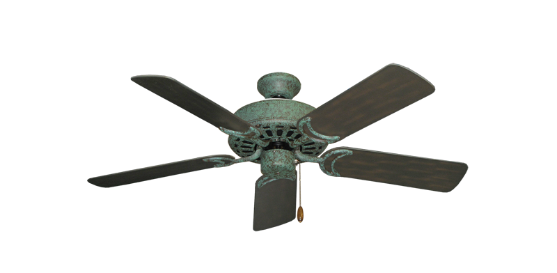Dixie Belle Verde Green with 44" Outdoor Oil Rubbed Bronze Blades