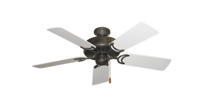 Dixie Belle Oil Rubbed Bronze with 44" Pure White Blades
