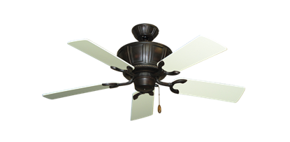 Centurion Oil Rubbed Bronze with 44" Antique White Blades