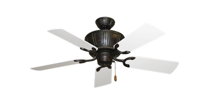 Centurion Oil Rubbed Bronze with 44" Pure White Blades