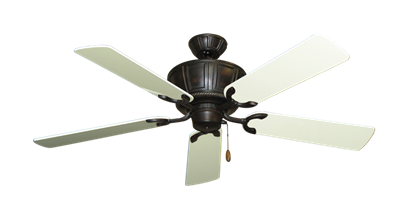 Centurion Oil Rubbed Bronze with 52" Antique White Gloss Blades