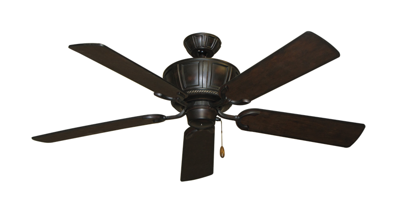 Centurion Oil Rubbed Bronze with 52" Distressed Walnut Blades