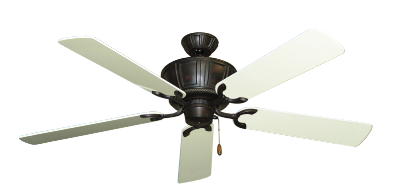 Centurion Oil Rubbed Bronze with 56" Antique White Gloss Blades
