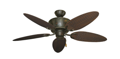Centurion Oil Rubbed Bronze with 52" Outdoor Bamboo Oil Rubbed Bronze Blades