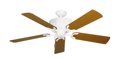 Centurion Pure White with 52" Teak Blades