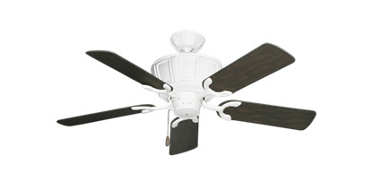 Centurion Pure White with 44" Outdoor Oil Rubbed Bronze Blades
