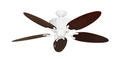 Centurion Pure White with 52" Outdoor Palm Wine Blades