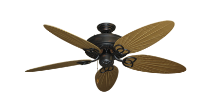 Renaissance Oil Rubbed Bronze with 52" Outdoor Palm Walnut Blades