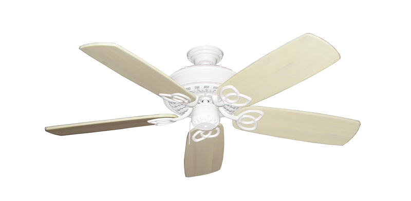 Renaissance Pure White with 52" Series 425 Arbor Whitewash Blades