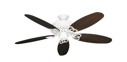 Renaissance Pure White with 52" Outdoor Leaf Oil Rubbed Bronze Blades