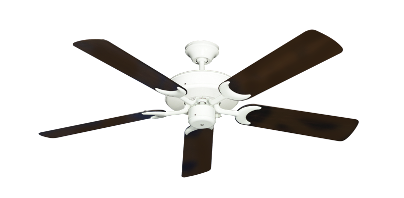 Patio Fan Pure White with 52" Outdoor Oil Rubbed Bronze Blades