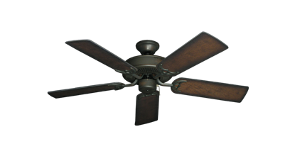 Bermuda Breeze V Oil Rubbed Bronze with 44" Distressed Hickory Blades