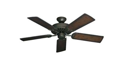 Bimini Breeze V Oil Rubbed Bronze with 44" Distressed Hickory Blades