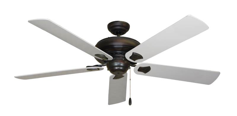 Tiara Oil Rubbed Bronze with 60" Pure White Blades
