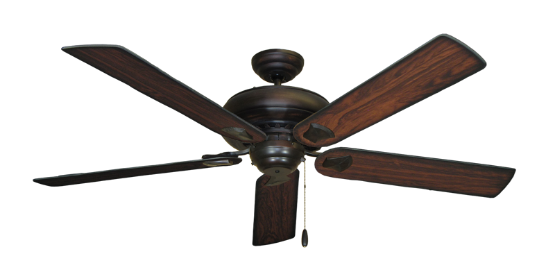Tiara Oil Rubbed Bronze with 60" Burnt Cherry Blades