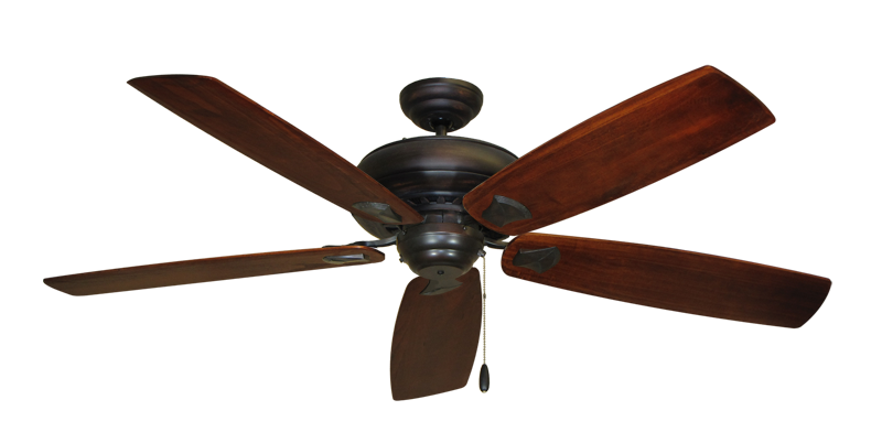 Tiara Oil Rubbed Bronze with 60" Series 725 Arbor Cherrywood Blades