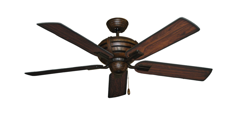 Madeira Ceiling Fan In Oil Rubbed Bronze With 52 Burnt Cherry