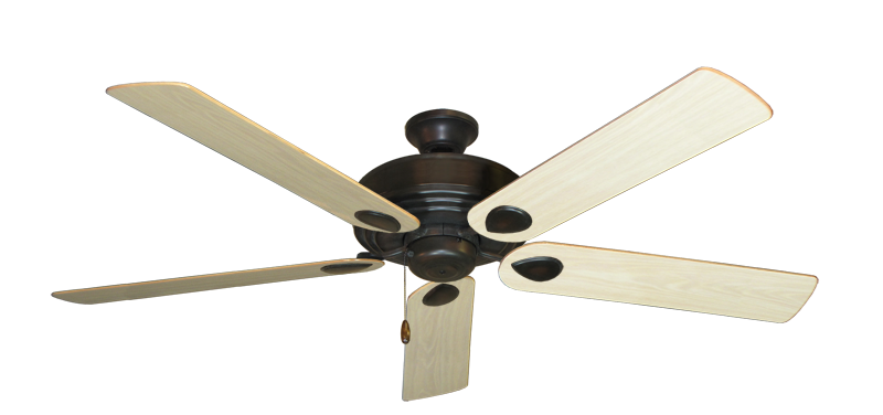 Futura Oil Rubbed Bronze with 60" Bleached Oak Gloss Blades
