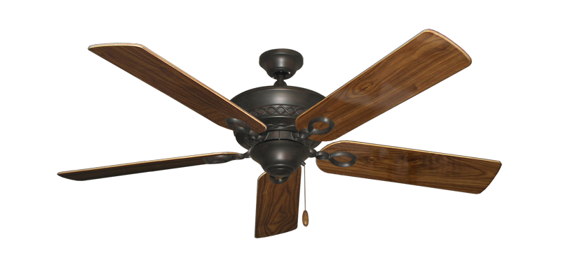 Infinity Oil Rubbed Bronze with 52" Walnut Gloss Blades