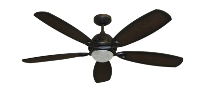 52" Ramsey Ceiling Fan in Oil Rubbed Bronze with Remote Control