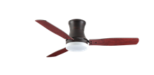 Modernaire 52" Oil Rubbed Bronze Ceiling Fan and Light