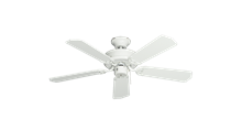 42" Bermuda Breeze Ceiling Fan in Pure White