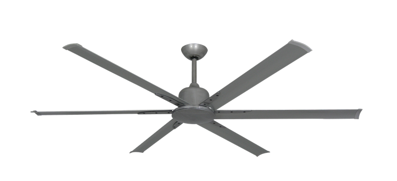 Titan II Brushed Nickel with 72" Aluminum Brushed Nickel Blades with Remote