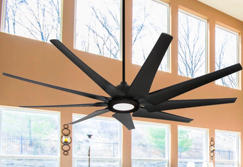 Liberator 72 in. WiFi Enabled Indoor/Outdoor Oil Rubbed Bronze Ceiling Fan With 18W LED Array Light