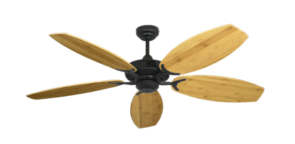 Coastal Air Oil Rubbed Bronze with 52" Oar Bamboo Brown Blades