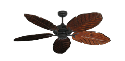 Coastal Air Oil Rubbed Bronze with 52" Series 125 Arbor Cherrywood Blades