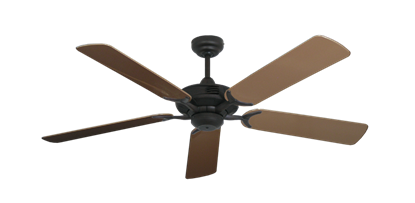 Coastal Air Oil Rubbed Bronze with 52" Outdoor Brown Blades
