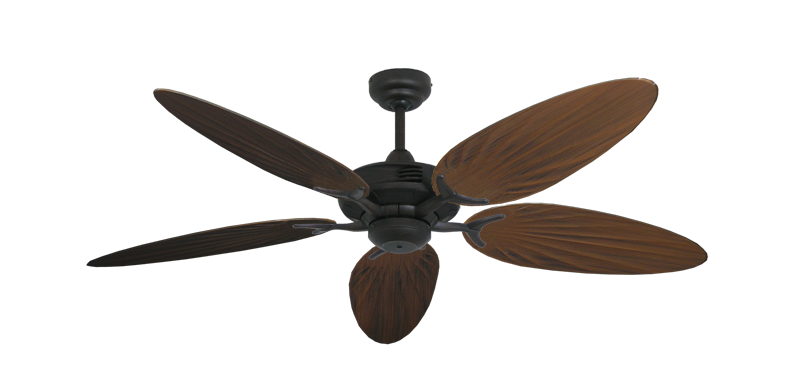 Coastal Air Oil Rubbed Bronze with 52" Outdoor Palm Oil Rubbed Bronze Blades