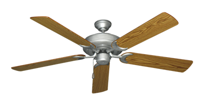 Raindance Brushed Nickel BN-1 with 56" Oak Blades