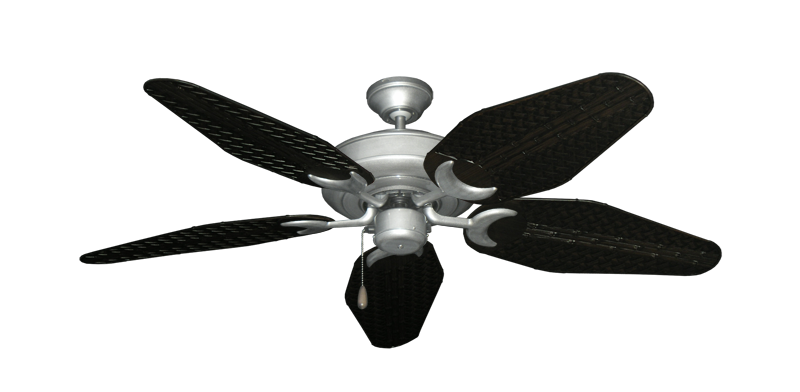 Picture of Raindance Brushed Nickel BN-1 with 52" Outdoor Weave Oil Rubbed Bronze Blades
