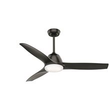 Casablanca 52" Wisp Noble Bronze Ceiling Fan with LED Light and Handheld Remote, Model 59285
