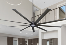 Liberator 96 in. WiFi Enabled Indoor/Outdoor Oil Rubbed Bronze Ceiling Fan With 18W LED Array Light and Remote