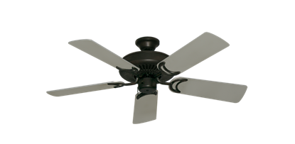 Riviera Oil Rubbed Bronze with 44" Satin Steel (painted) Blades