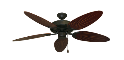Raindance Oil Rubbed Bronze with 52" Outdoor Palm Wine Blades