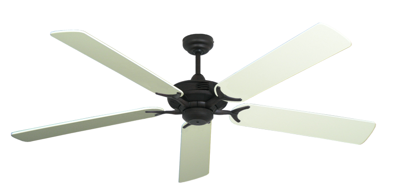 Coastal Air Oil Rubbed Bronze with 60" Antique White Blades