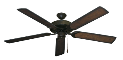 Picture of Raindance Oil Rubbed Bronze with 60" Distressed Hickory Blades