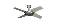 Starfire 42 in. Brushed Nickel BN-1 Ceiling Fan with LED Light and Remote